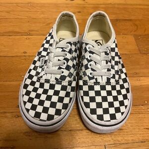 Vopee vans checkered slides sneakers slipons 10 27 kids toddler elastic laces